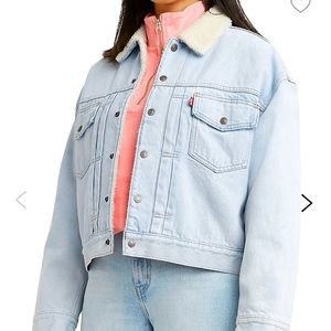 Levi’s Premium New Heritage Faux-Shearling Trucker Jacket